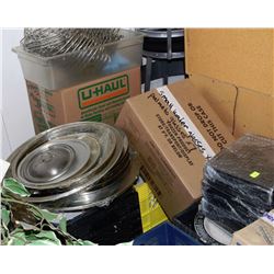 PALLET OF RESTAURANT INCLUDING DISHES, CONDIMENT