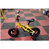 Image 1 : DISNEY PIXAR  CARS CHILDS BMX STYLE BIKE