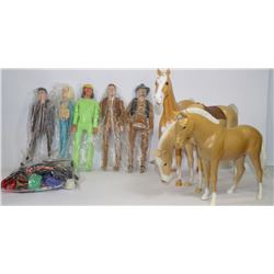 1960'S MARX JANE/JOHNNY WEST COWBOY COLLECTION