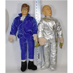 DR. EVIL & AUSTIN POWERS 24" DOLLS