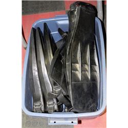 TOTE OF 3 SETS DIVING FINS INCL. AQUALUNG ROCKETS