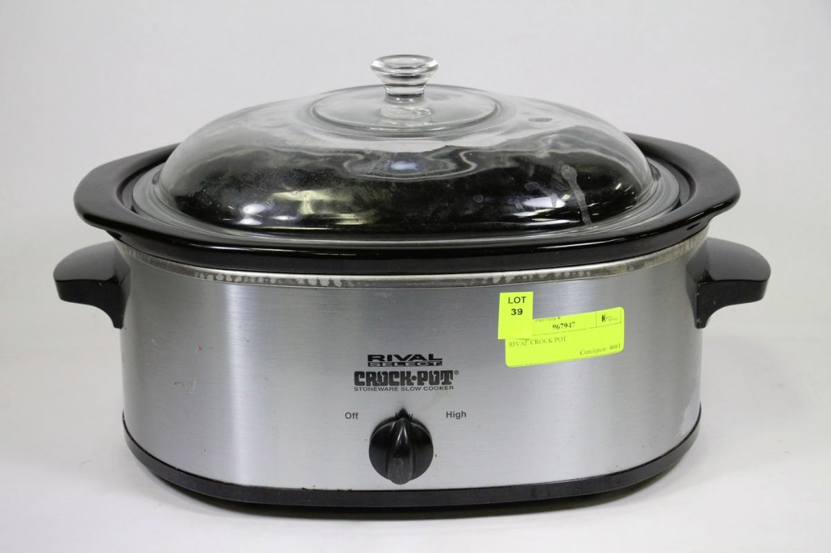 RIVAL CROCK POT STONEWARE SLOW COOKER RIVAL CROCK POT STONEWARE SLOW COOKER