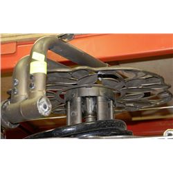 DECORATIVE MOUNTABLE METAL HOSE REEL