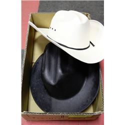 BOX W/ NEW LAMMLES COWBOY HAT &