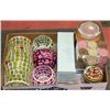 Image 1 : FLAT OF NEW ASSORTED CANDLES,MOSAIC HOLDERS & MORE