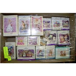 FLAT OF HALLMARK KEEPSAKES SPRING ORNAMENTS