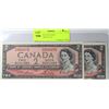 Image 1 : UNCIRC.1954 $2 NOTES LAWSON/BOUEY X2