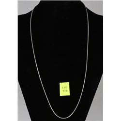 .925 SILVER BOX LINK CHAIN - 24"
