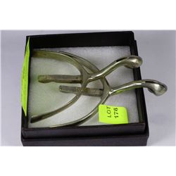 SET OF SPURS - STAMPED ENGLAND