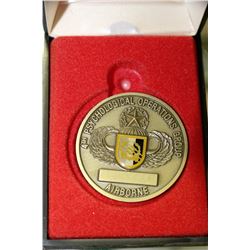 MEDALLION FROM THE FOURTH PSYCHOLOGICAL OPERATIONS