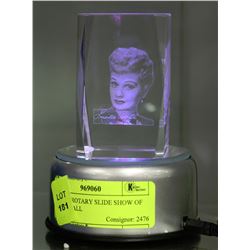 CRYSTAL ROTARY SLIDE SHOW OF LUCILLE BALL