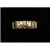 Image 1 : ESTATE 10 KT GOLD MEN'S RING W/3