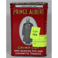 VINTAGE PRINCE ALBERT TOBACCO TIN