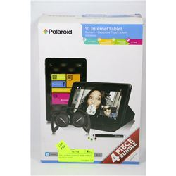 POLAROID 9" TABLET WITH 4 PIECE BUNDLE WITH