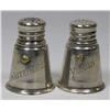 Image 1 : PAIR OF INTERNATIONAL STERLING SILVER SALT &