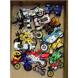 FLAT OF 17 MOTORCYCLES