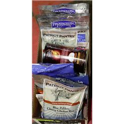 BOX OF 12 POUCHES OF CAMPING/HIKING GOURMET