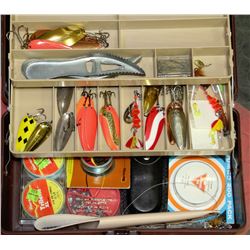 FENWICK TACKLE BOX WITH CONTENTS