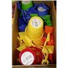Image 1 : CASE OF 48 KIDS SAND PAILS AND SHOVELS
