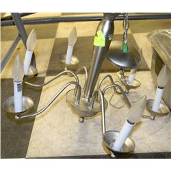 BRUSHED NICKEL CHANDELIER