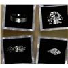 Image 1 : SET OF 4 STAINLESS STEEL RINGS