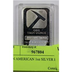 PAN AMERICAN 1oz SILVER BAR