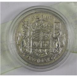 1952 CANADIAN HALF DOLLAR COIN