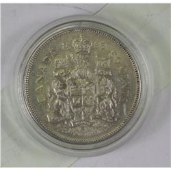 1965 CANADIAN HALF DOLLAR COIN