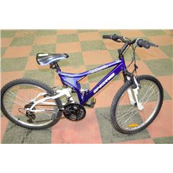 SPORTEK 18 SPEED FULL SUSPENSION MOUNTAIN BIKE