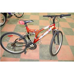 SUPERCYCLE 18 SPEED FULL SUSPENSION MOUNTAIN BIKE