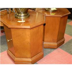 2 OCTAGON TABLES