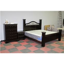 FAUX MARBLE TOP BEDROOM SET INCLUDES