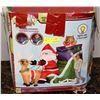 Image 1 : INFLATABLE SANTA AND REINDEER ANIMATED LAWN