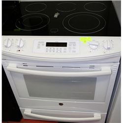 SLIDE IN GLASS TOP STOVE 30"