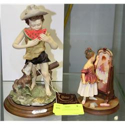 PAIR OF ORNAMENTS FROM GIFT STORE