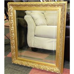 GOLD FRAMED MIRROR 26" X 30" FROM TEXAS U.S.A.