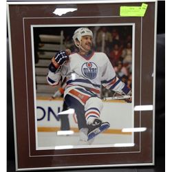 GLEN ANDERSON OILERS PICTURE 16" X 18-3/4"