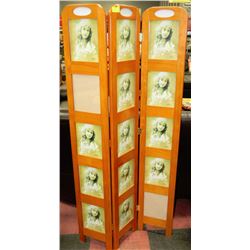 WOOD FAMILY STAND UP PICTURE FRAME DIVIDER