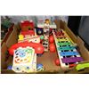 Image 1 : BOX OF VINTAGE FISHER PRICE TOYS