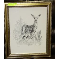 LIMITED EDITION "MOM & BABY" BY ROBERT POW 370/500