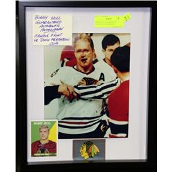BOBBY HULL GUARANTEED AUTHENTIC AUTOGRAPH