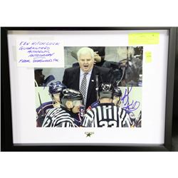 KEN HITCHCOCK GUARANTEED AUTHENTIC AUTOGRAPH