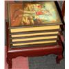 Image 1 : FAUX GOLF BOOK THEME VINTAGE TABLE W/STORAGE