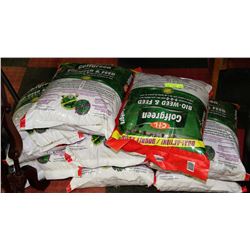 7 BAGS OF GOLFGREEN BIO-WEED & FEED