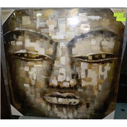 ABSTRACT FACE CANVAS PICTURE