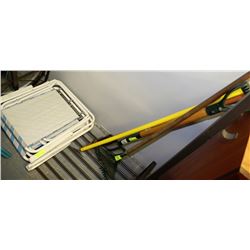 YARD TOOLS SOLD WITH 2 FOLDING LAWN CHAIRS