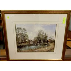 ESTATE GOLDTONE FRAMED PICTURE ON CHOICE