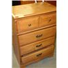 Image 1 : 4 DRAWER WOOD DRESSER