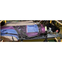 COMPLETE SET OF GOLF CLUBS,RIGHT HAND STATUS XDC &