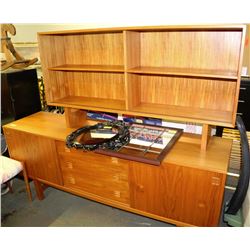 TEAK SIDEBOARD WITH HUTCH